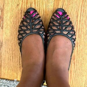 American Apparel Black Jelly sandals. Size 11.